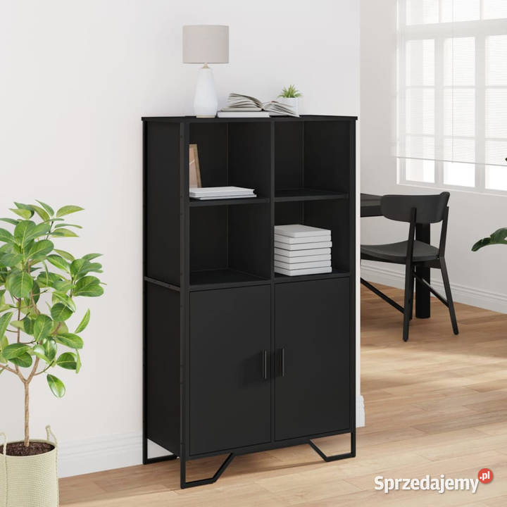 Wysoka szafka czarna 795x355x1375 WM3295307 Warszawa sprzedam