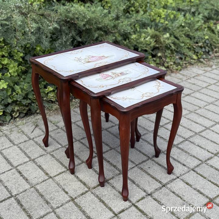 ARTexpert Stolik stoliki trojak trojaki Ludwik Dobrzany