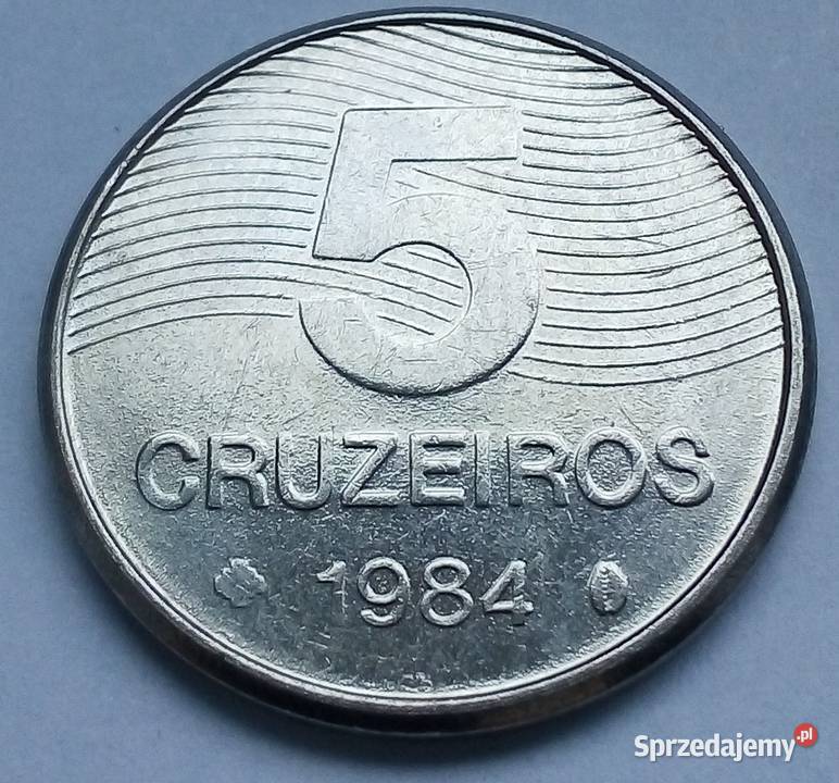 BRAZYLIA5 CRUZEIROS1984 r Antyki, Sztuka, Kolekcje Legionowo