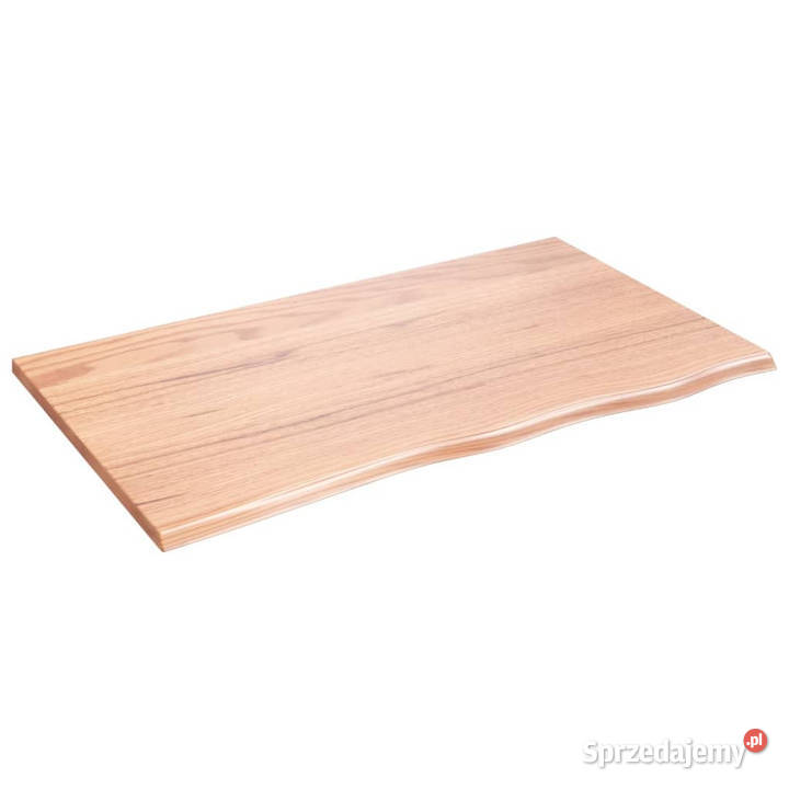 Blat do stołu jasnobrązowy 100x60x2 lite drewno Warszawa sprzedam