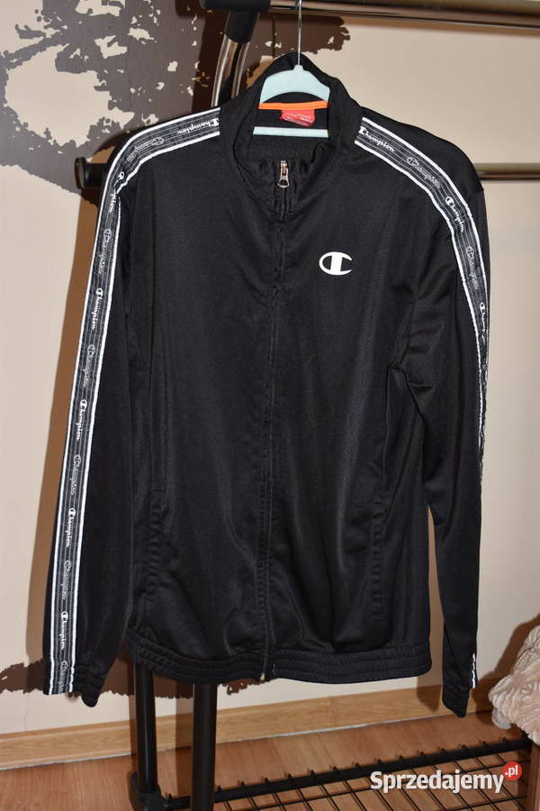 Elastyczna Czarna Bluza Sportowa Champion Stargard