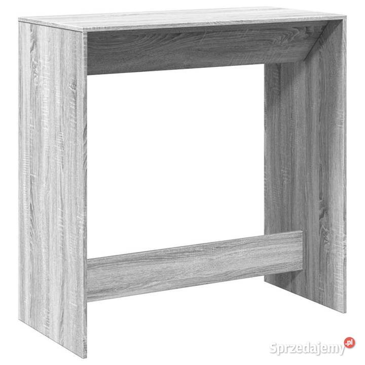 Stolik barowy szary dąb sonoma 102x50x1035