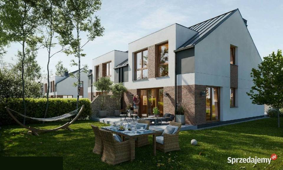 Arnika Park domy z ogrodem w mieszkania beton