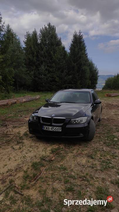 BMW E90 czarna 20 benzyna Nowy Targ