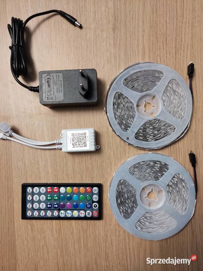Taśma LED RGB 5050 15M Aplikacja Zestaw Pilot dolnośląskie Wrocław