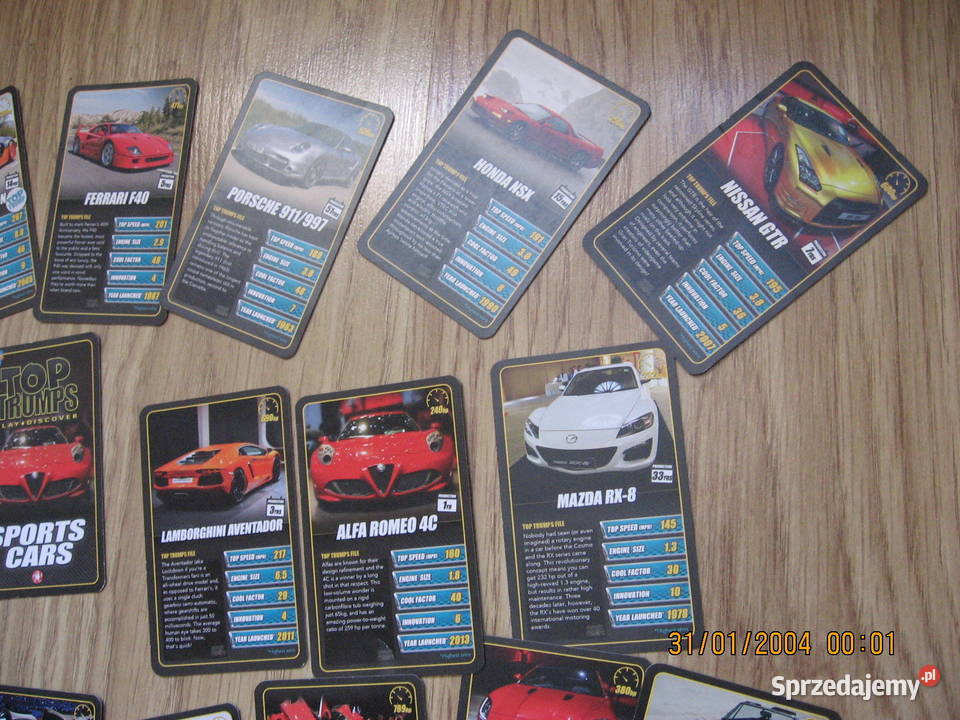 Samochody sport karty Ferrari Corvette Alfa Gadgety motoryzacyjne podkarpackie Przemyśl