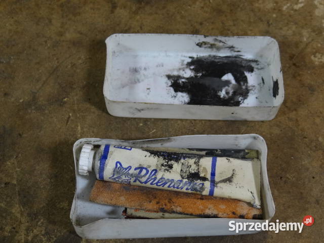 pudełko z łatkami MZ AWO Simson IFA org DDR Żary