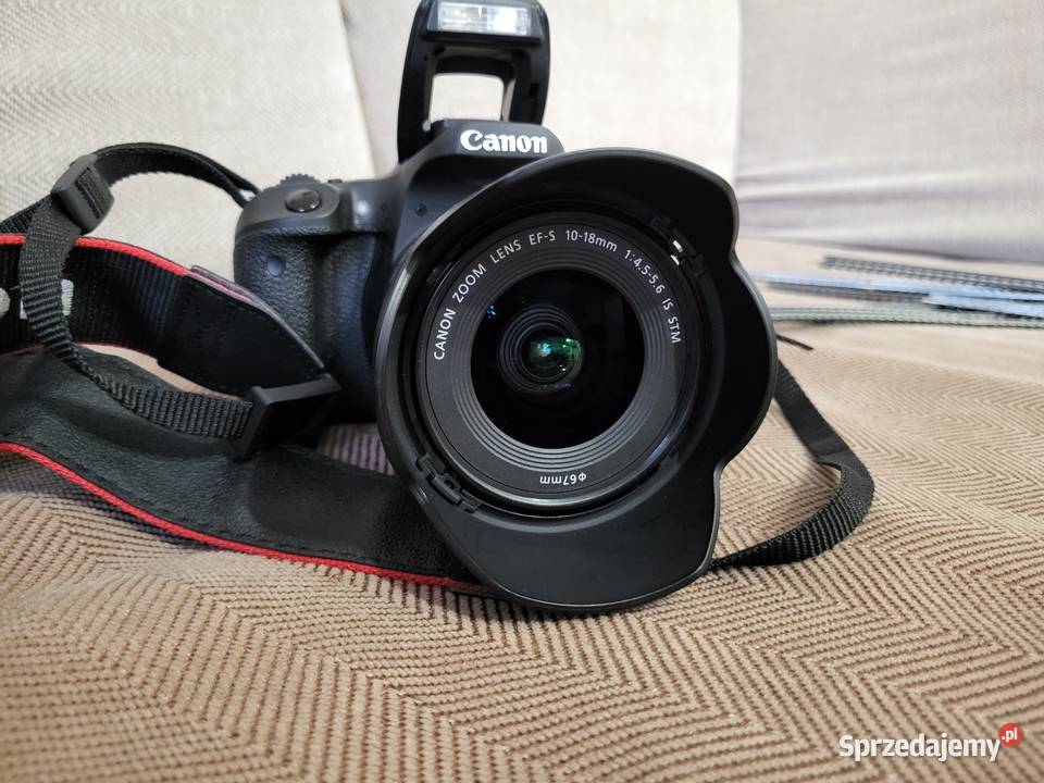 Lustrzanka Canon 77D z obiektywem Canon EFS 1018 Aparaty Libiąż