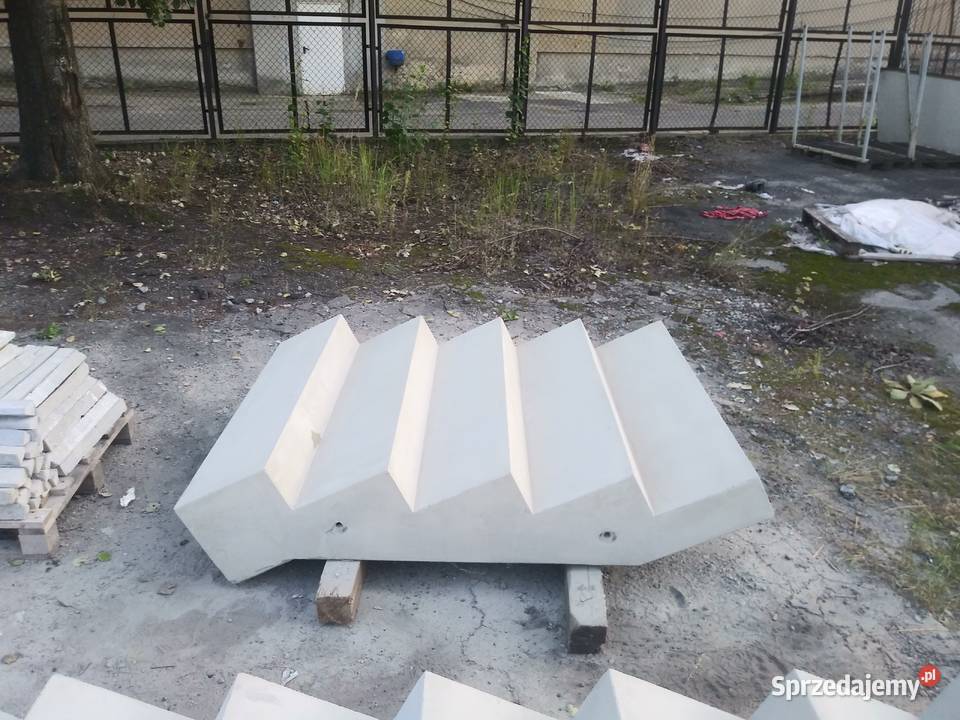 Schody betonowe prefabrykowane prefabrykaty Materiały budowlane Katowice