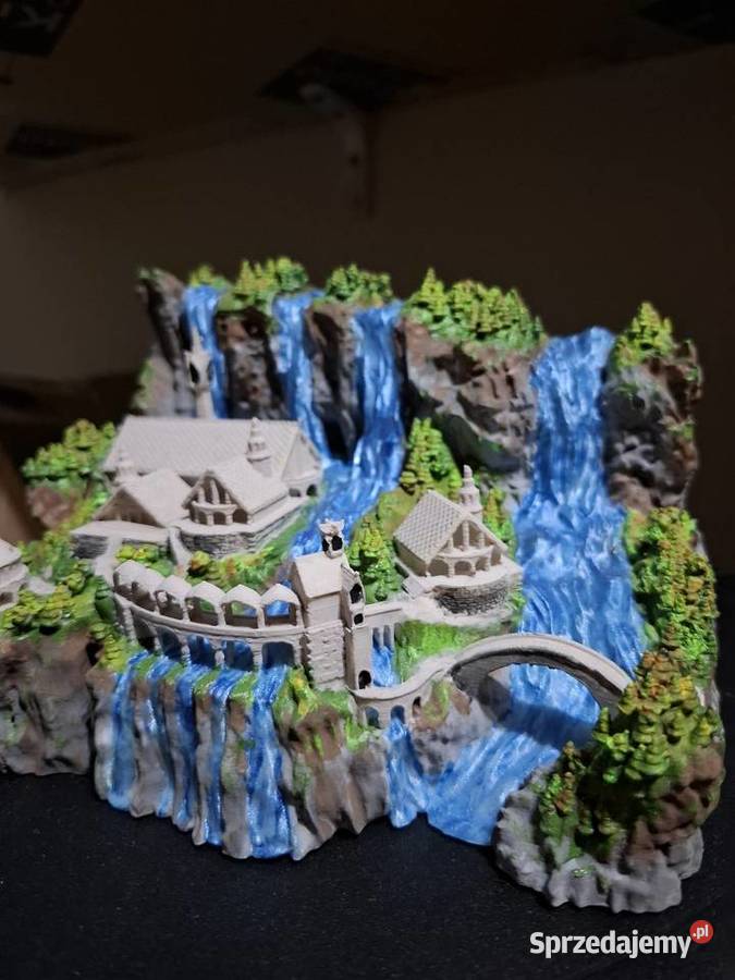 Model fantasy Rivendell Imladris makieta 3D Kraków
