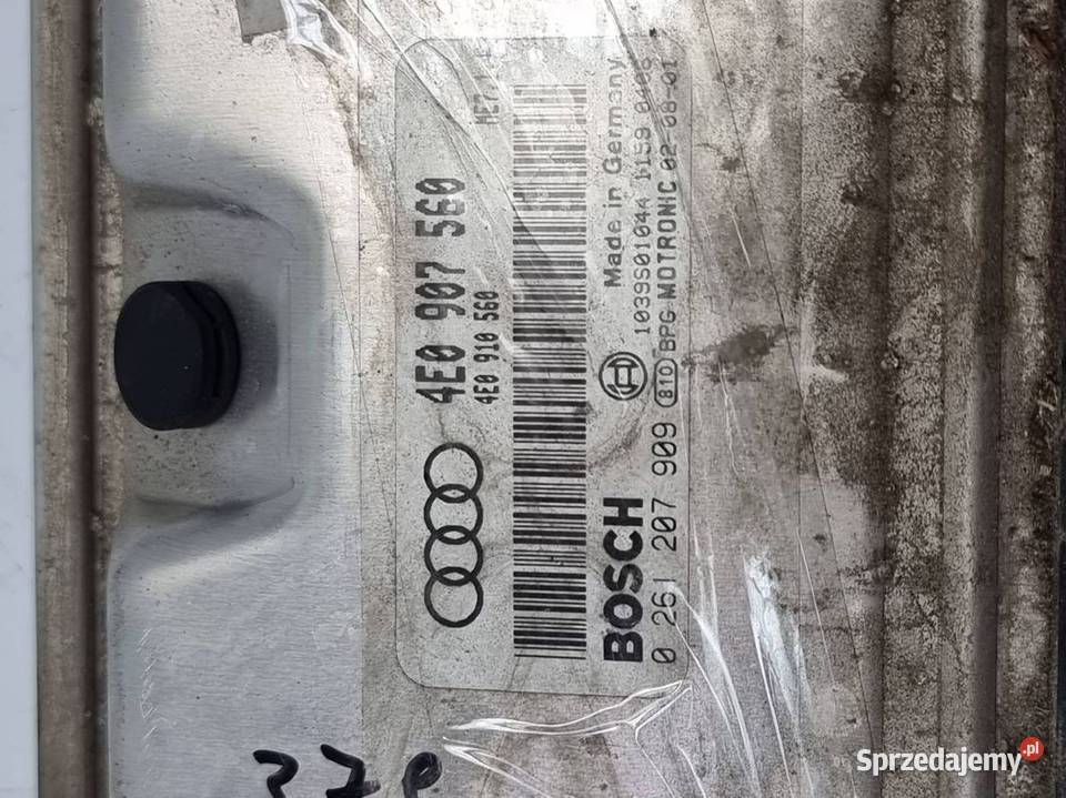 KOMPUTER SILNIKA ECU AUDI A8 D3 4E0907560 Lipno