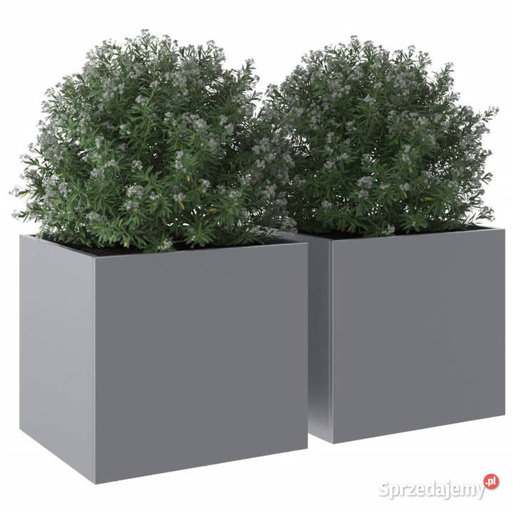 Donice 2 srebrne 32x30x29 stal galwanizowana mazowieckie Warszawa