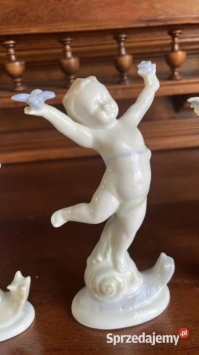 Wiosna Figurki Pory Roku Ilmenau Porzellanfabrik Porcelana i szkło Gdańsk