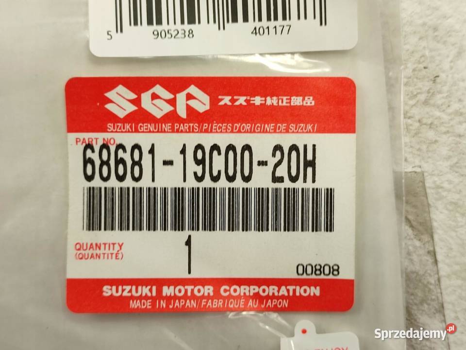 NAKLEJKA SUZUKI LEWY BOCZEK SUZUKI GSXR750W