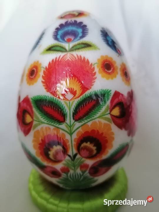 jajko pisanka ozdoba 12 WIELKANOCNE hand made mazowieckie Sierpc