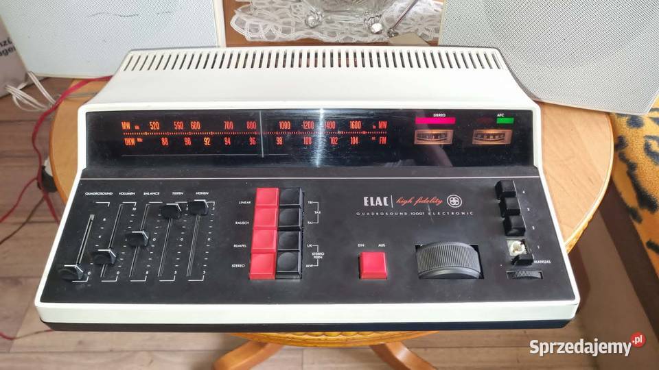 Amplituner Elac Quadrosound 1000 T z 1972roku Warta