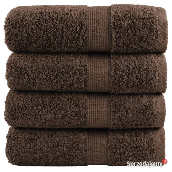 Ręczniczki premium SOLUND 4 brązowe 30x30 600 g Warszawa