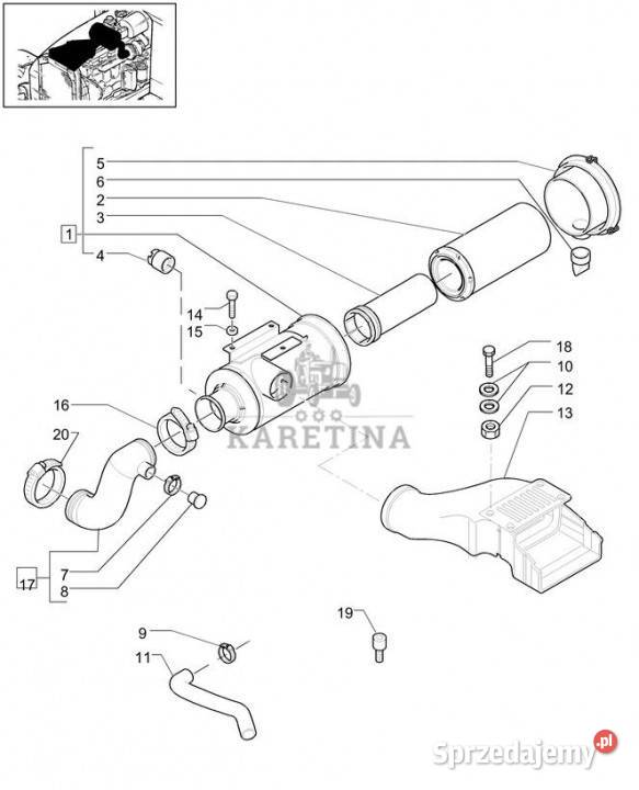Holland T6010 Pokrywa 87301829 Jastrzębniki