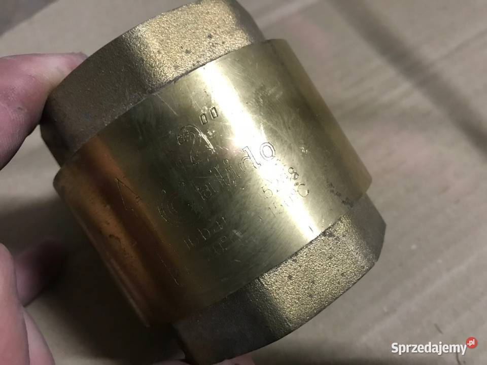 Mosiężny Zawór zwrotny GW z metalowym grzybem 2