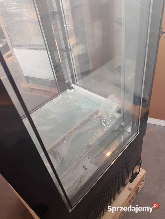 Witryna cukiernicza Słupek Tefcold NOWA CZARNA zachodniopomorskie