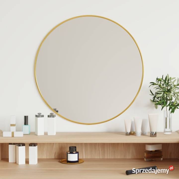 Lustro ścienne złote 50 okrągłe348181 mazowieckie Warszawa