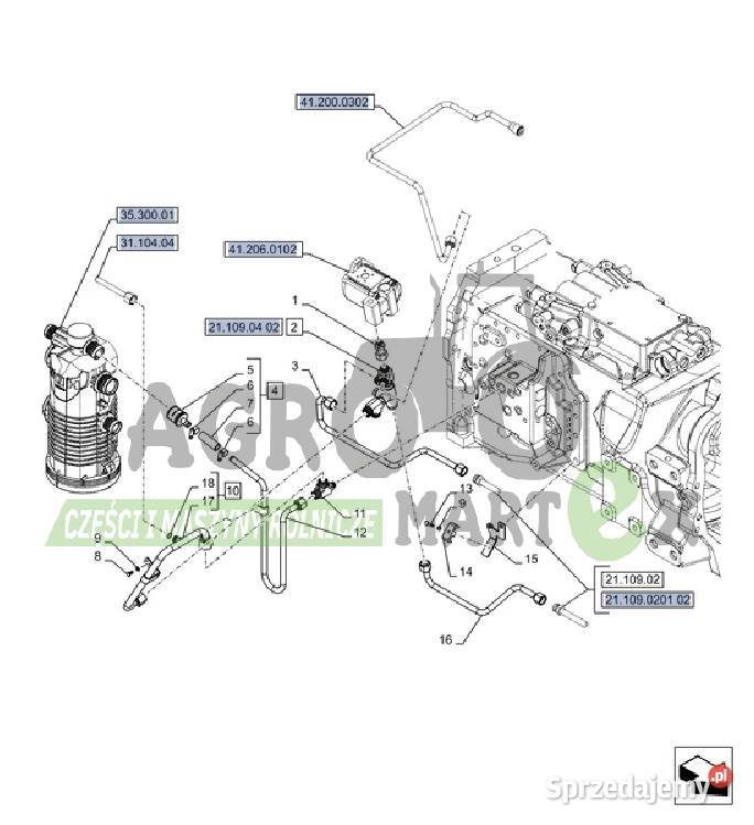 84168451 ZŁĄCZKA HYDR CNH dolnośląskie Wichrów