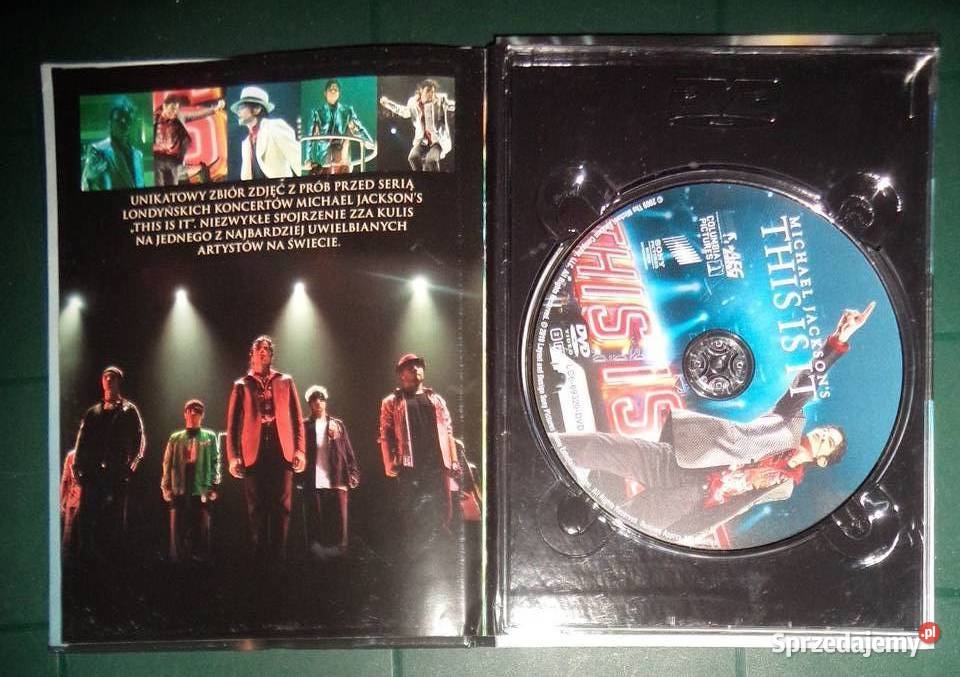 Michael Jackson This is it DVD 2010 Rzeszów