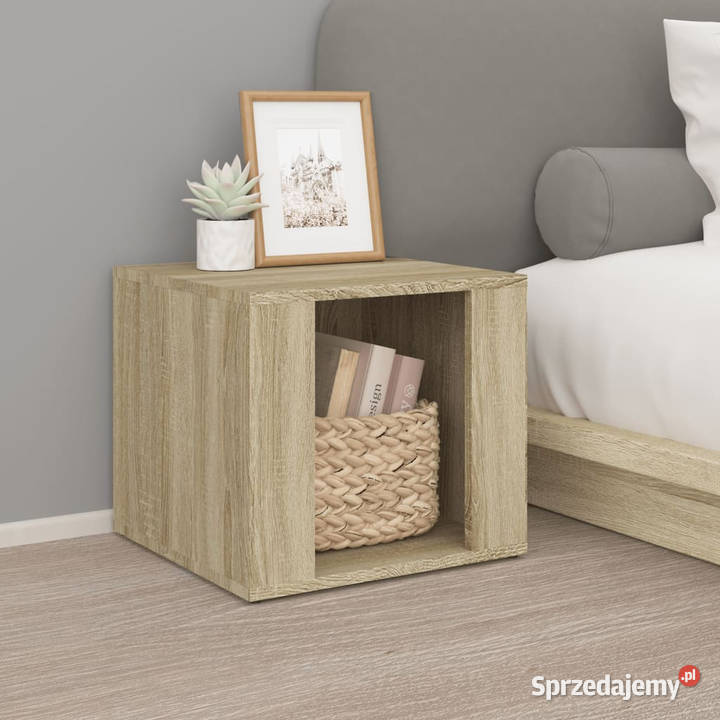 Szafka nocna dąb sonoma 41x40x36 materiał