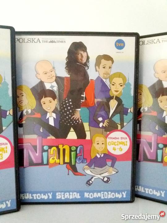 NIANIA SEZON 1 odcinki 115 5 DVD TVN DYGANT KOT 3 i więcej Filmy Warta