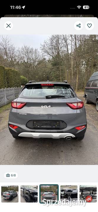 Kia stonic uszkodź Kalisz