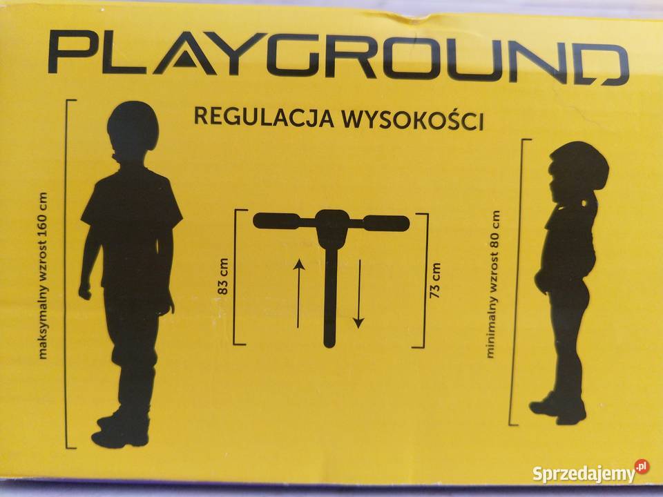 NAJTANIEJ Hulajnoga LED Dwukołowa 120mm Składana