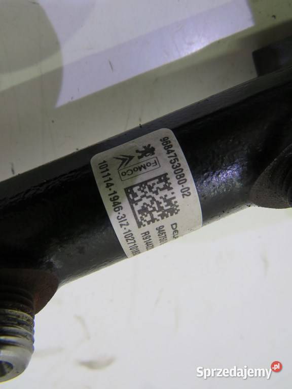 LISTWA WTRYSKOWA PEUGEOT 3008 16 EHDI 9684753080