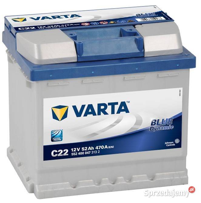 Akumulator VARTA Blue Dynamic C22 52Ah 470A EN Lublin