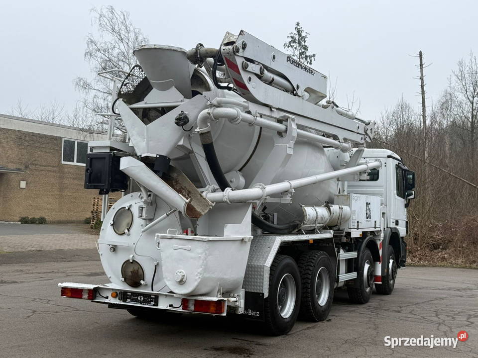 Betoniarka z pompa do betonu Mercedes nie
