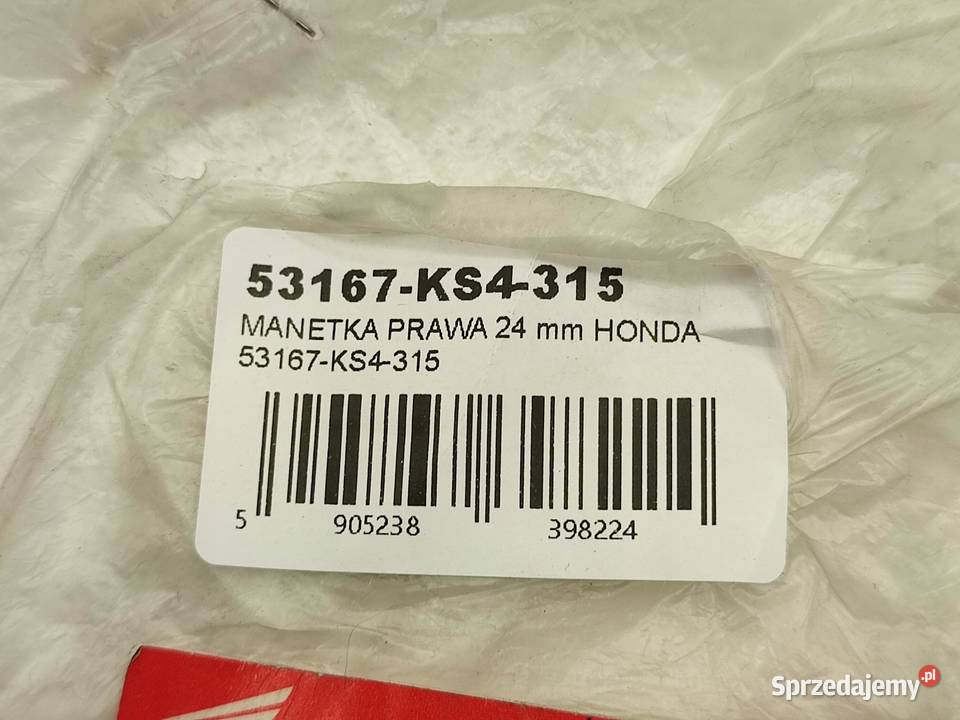 MANETKA PRAWA 24mm HONDA CN250 20012006 NOWA lubelskie
