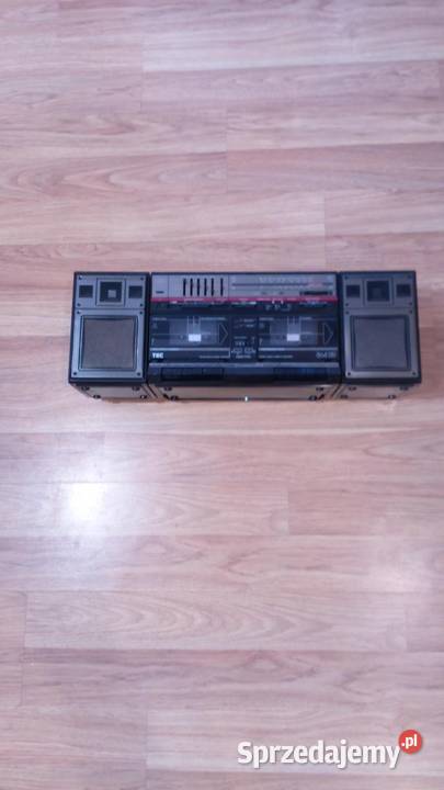 Stary radiomagnetofon bumbox TEC 864RR z czasów PRL