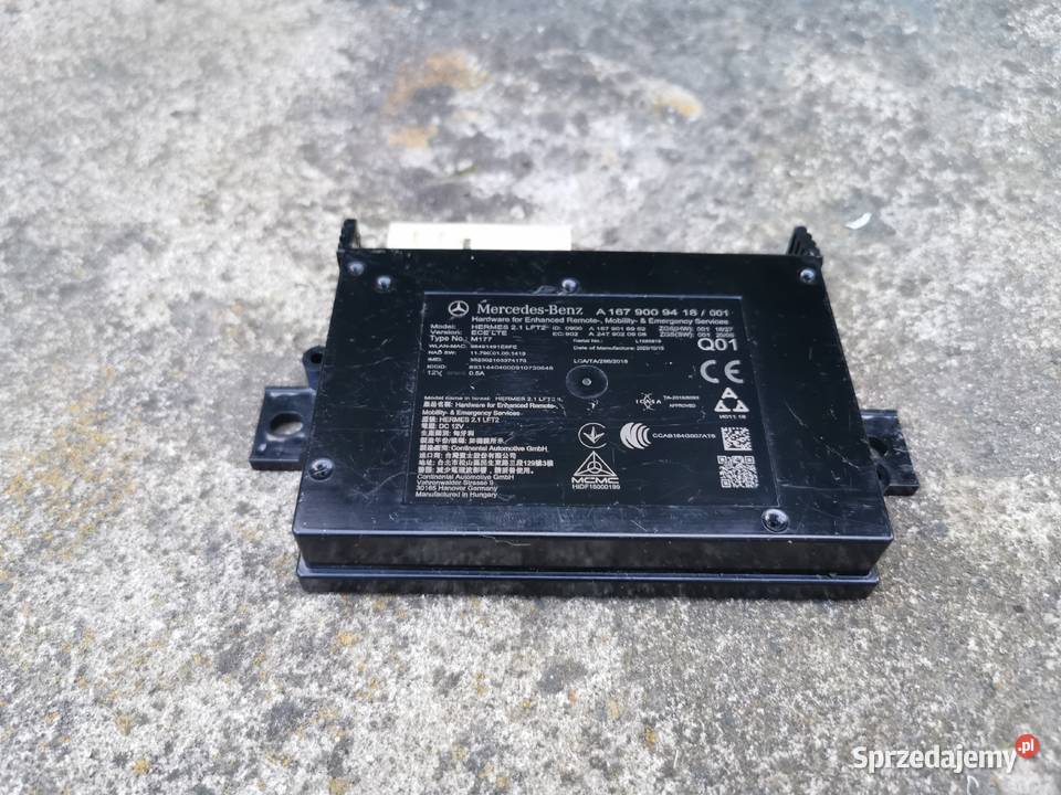 STEROWNIK MODUŁ KOMUNIKACJI MERCEDES A1679009418 Jelenia Góra