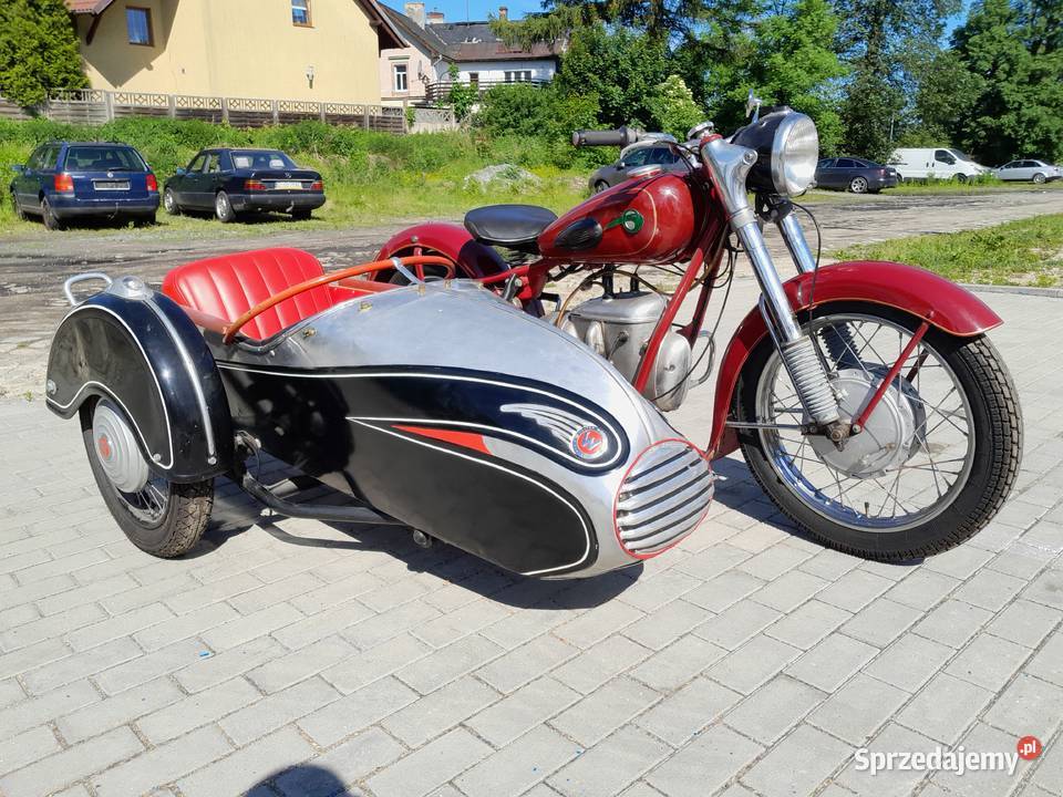 Wózek boczny Wunsche do motocykli Ifa Mz Bk