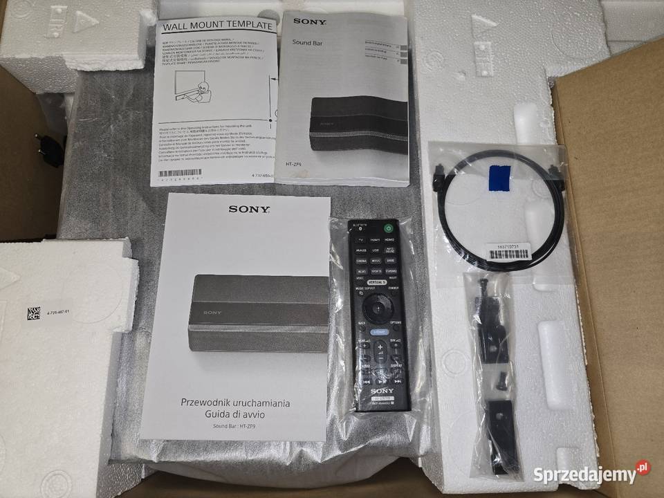 Soundbar z subwooferem Sony HTZF9 głośniki tylne Jastrzębie-Zdrój