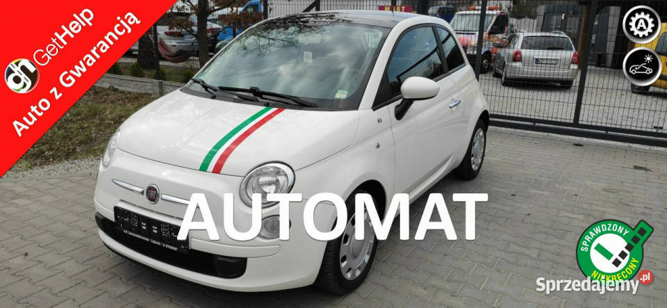 Fiat 500 Automat 114 Panoram dach I 2007 isofix mazowieckie Stare Budy
