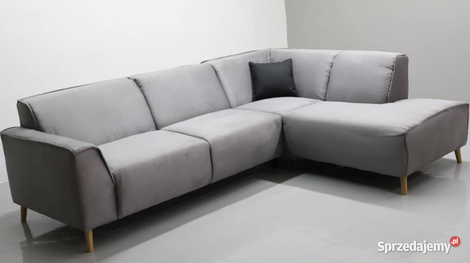 TLY NOWOCZESNY NAROŻNIK kanapa sofa popielata Poznań