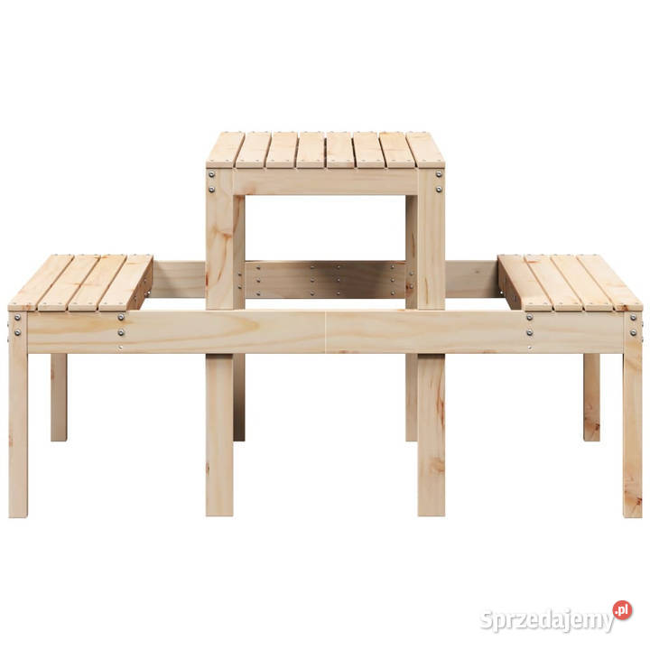 Stół piknikowy 110x134x75 lite drewno sosnowe mazowieckie Warszawa sprzedam