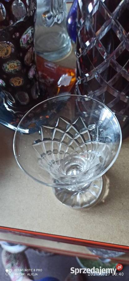 Wazon wazonik kryształowe szkło Szlifowanie w Porcelana i szkło Gdańsk sprzedam