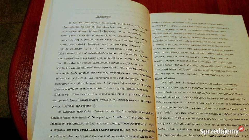 A mathematical theory of parenthesisfree Gdańsk