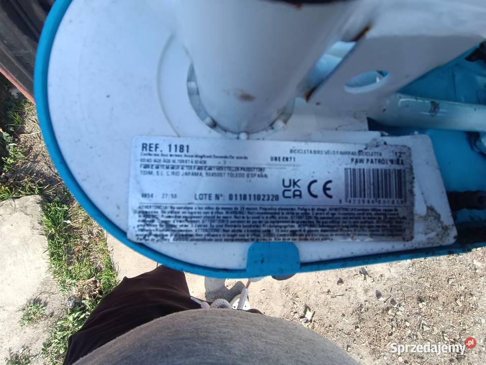 Rowerek dziecięcy Psi patrol