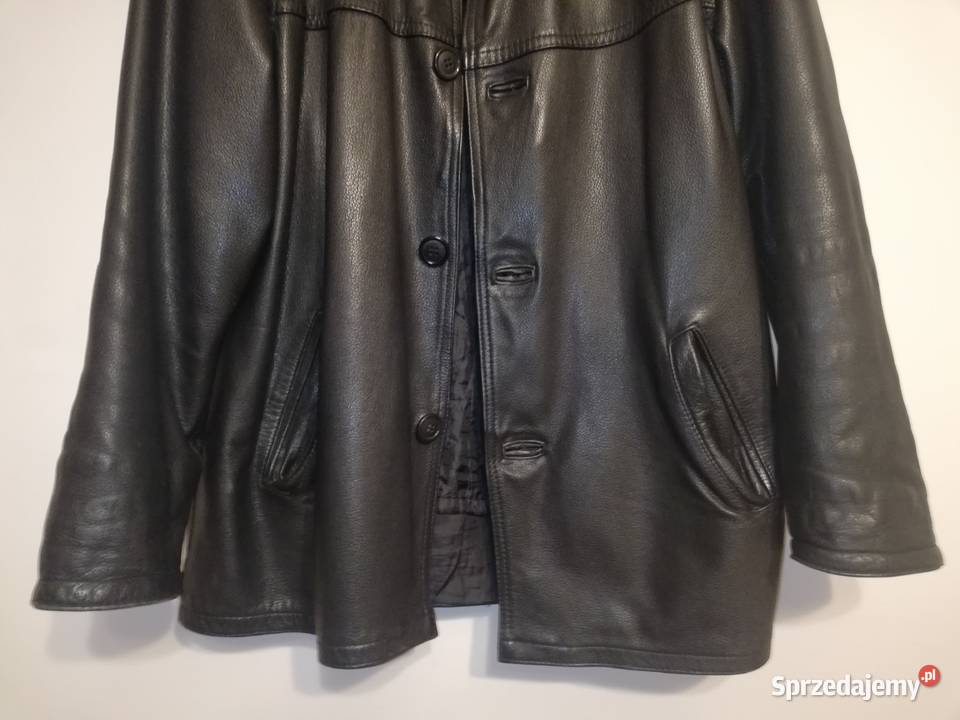 Kurtka skórzana czarna skóra naturalna Warszawa