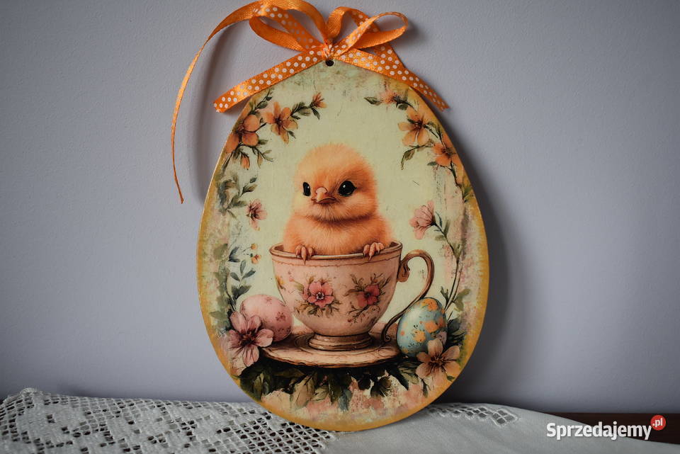 Jajko pisanka decoupage zawieszka dekoracja sprzedam
