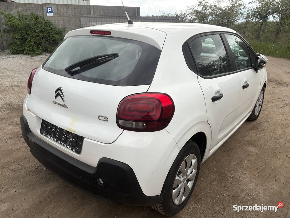 Citroen c3 2017 12 benzyna benzyna Poznań
