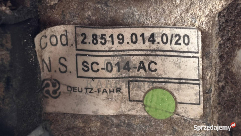 Deutz Fahr Agrotron 260 265 Same Moduł Sterownik