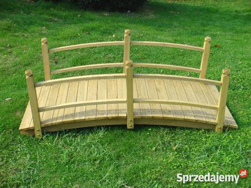 Mostek Kładka Ogrodowa Pomost Oczko Wodne Szczecin